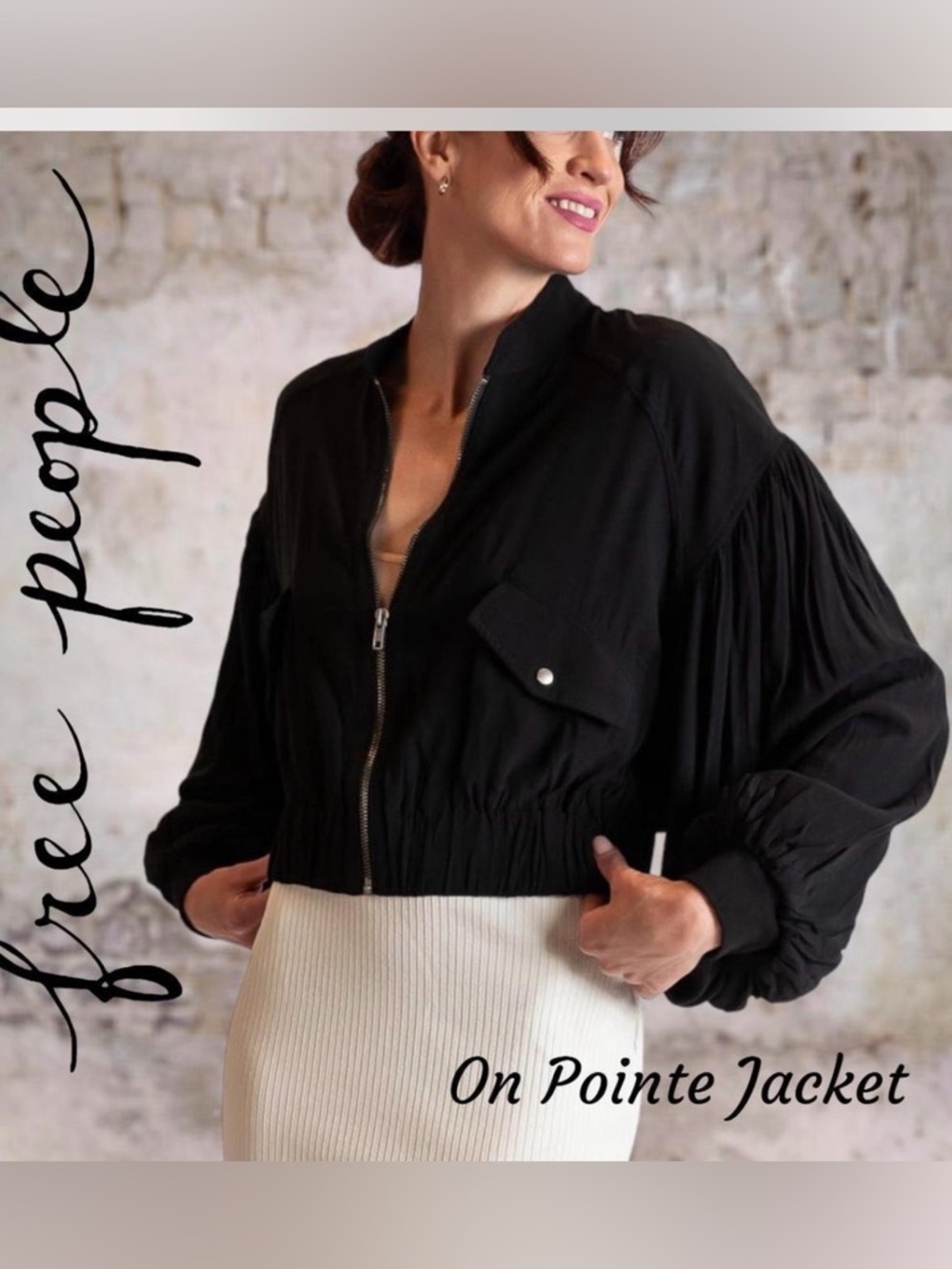 Free People On Pointe Bomber Jacket XS
